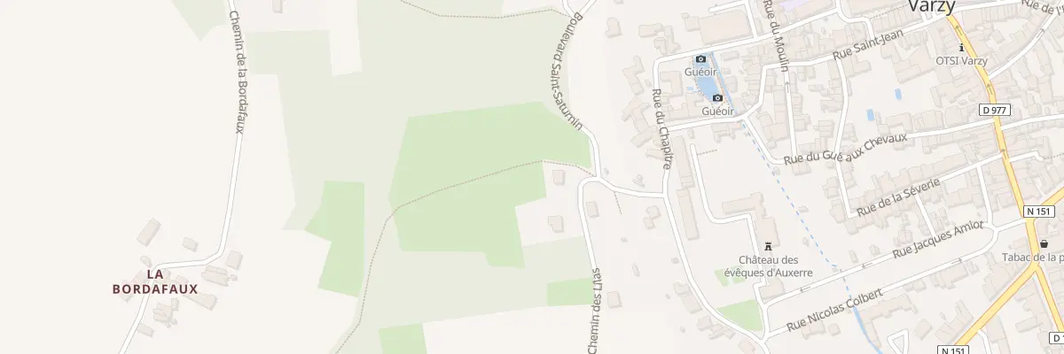 Plan du 2 Che des Lilas à Varzy