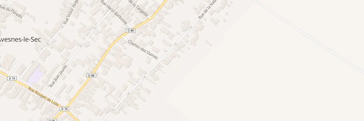 Plan du 32 Rue de la Nation à Avesnes-le-Sec