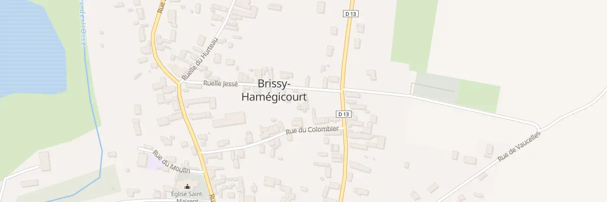Plan du 1 Rle Jessé à Brissy-Hamégicourt