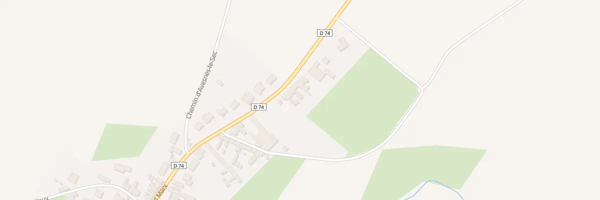 Plan du 109 Rue Karl Marx à Avesnes-les-Aubert