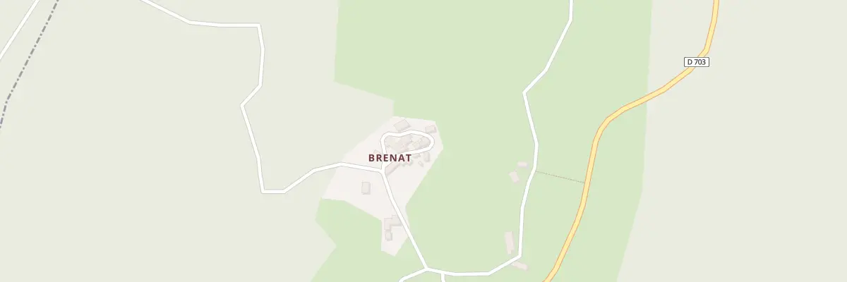 Plan du 5033 Brenat à Saint-Jean-Saint-Gervais