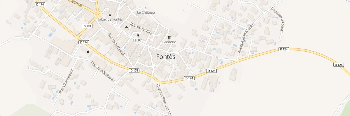 Plan du 12 Av Paul Valéry à Fontès