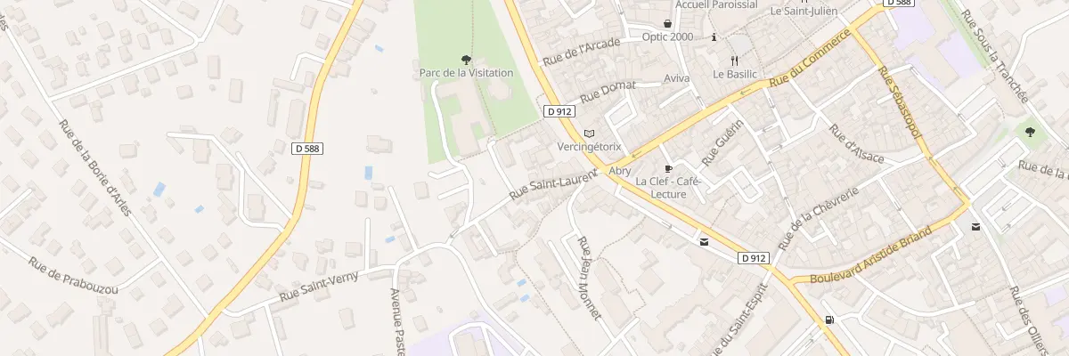 Plan du 14 Rue Saint Laurent à Brioude