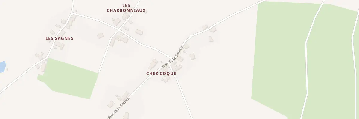 Plan du 5105 Chez Coque à Glaine-Montaigut