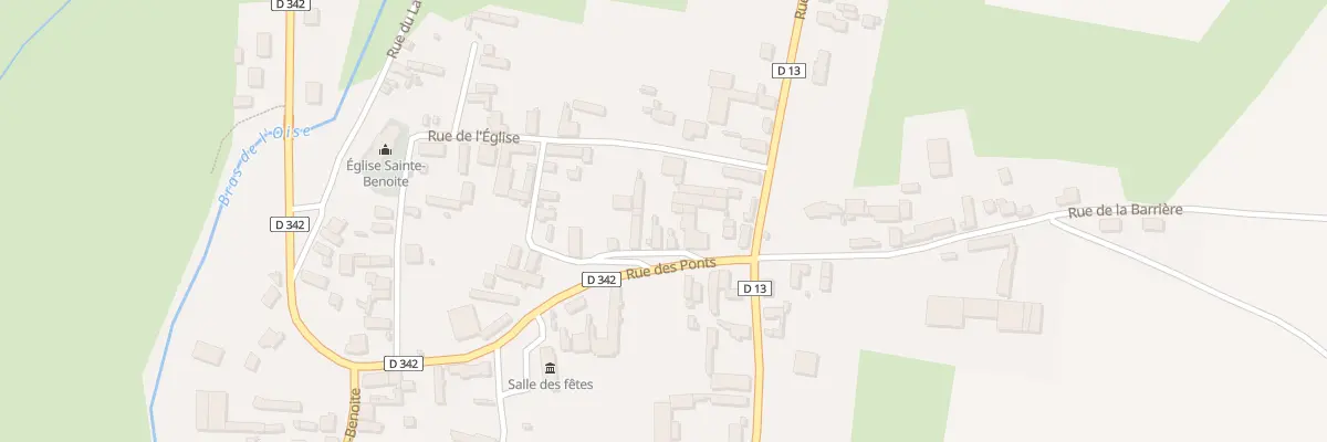 Plan du 25 Rue des Ponts à Brissy-Hamégicourt