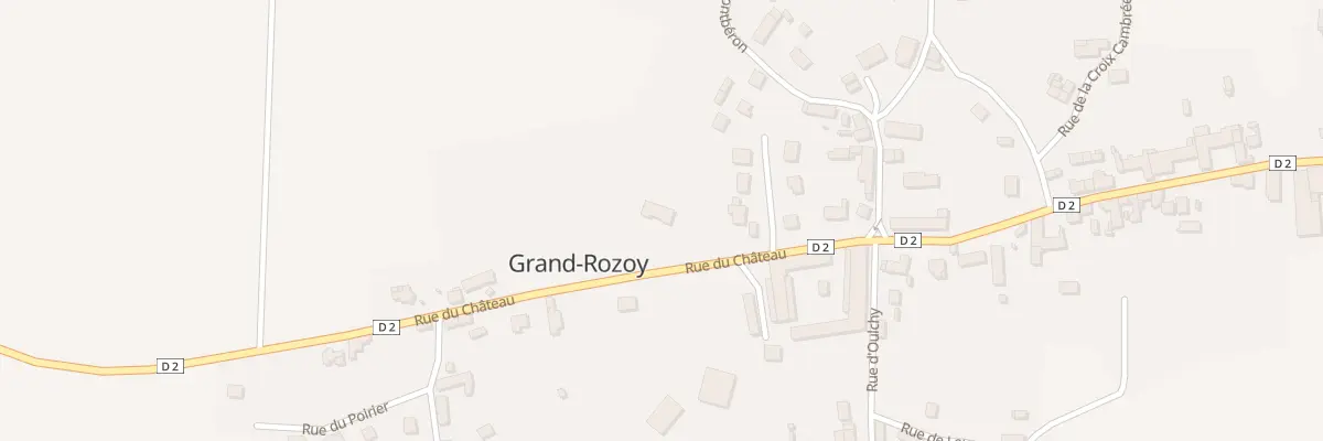 Plan du 8 Rue du Château à Grand-Rozoy