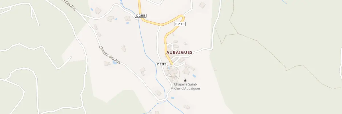 Plan du 1 Che de Parlatges à Saint-Étienne-de-Gourgas