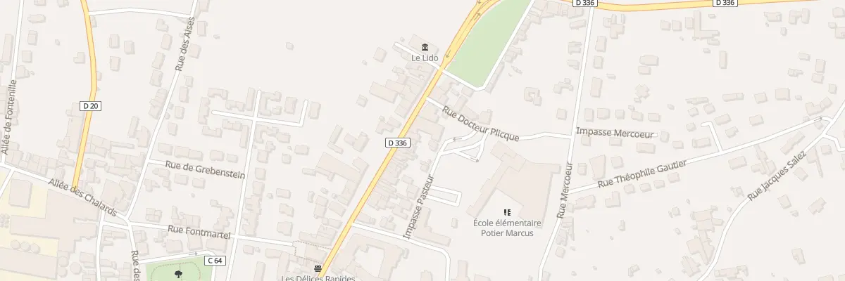 Plan du 38T Rue Saint-Taurin à Lezoux