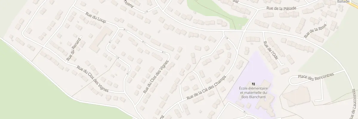 Plan du 20 Rue du Clos des Vignes à Château-Thierry