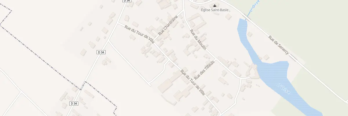 Plan du 7 Rue du Tour de Ville à Berthenicourt