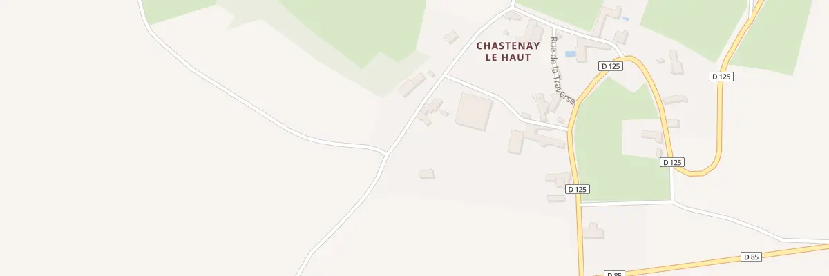 Plan du 10 Rue des Coudres - Chastenay à Ouanne