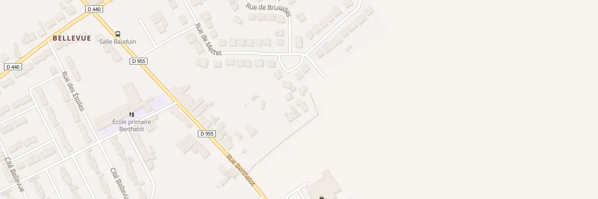 Plan du 816D Rue Berthelot à Denain