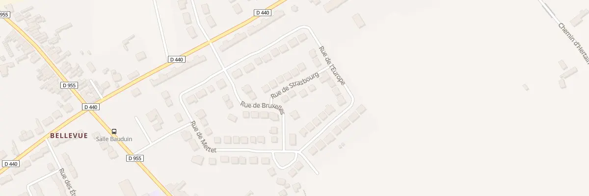 Plan du 4 Rue de Strasbourg à Denain