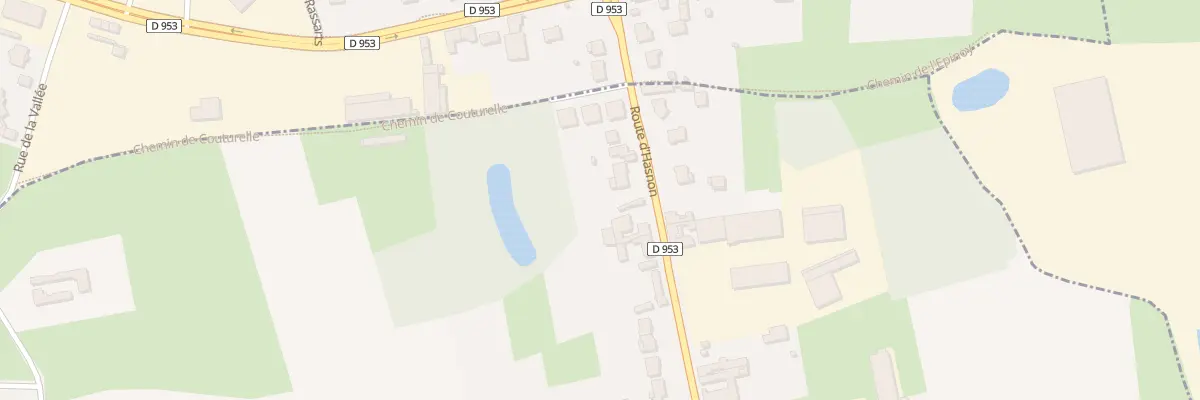 Plan du 6 Rte d’Hasnon à Millonfosse