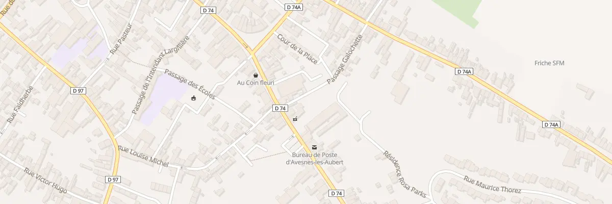 Plan du 16 Rue Sadi Carnot à Avesnes-les-Aubert