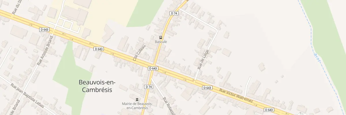 Plan du 67 Rue Victor Watremez à Beauvois-en-Cambrésis