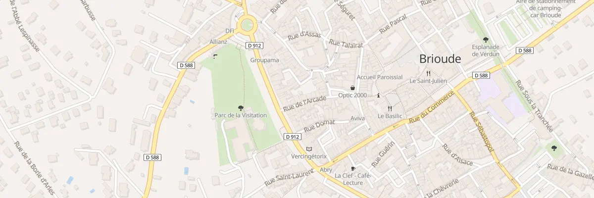Plan du 22 Rue de l’Arcade à Brioude