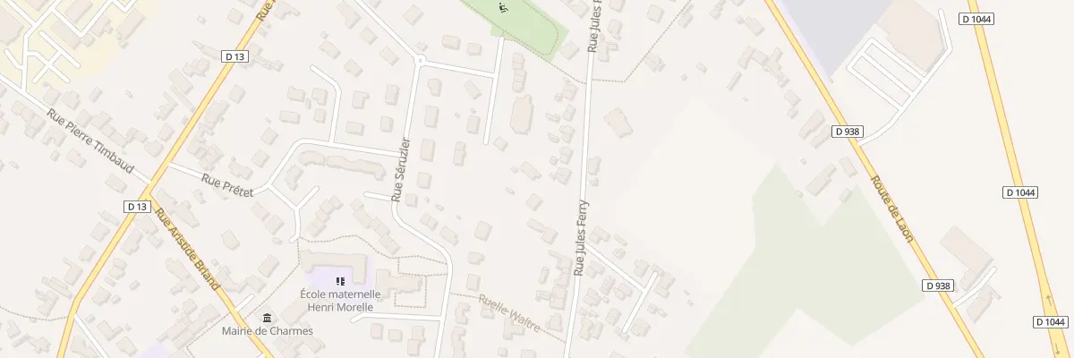 Plan du 27 Rue Jules Ferry à Charmes