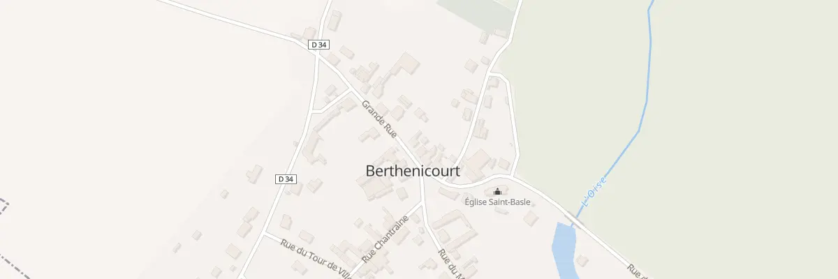Plan du 13 Gr Gde Rue à Berthenicourt