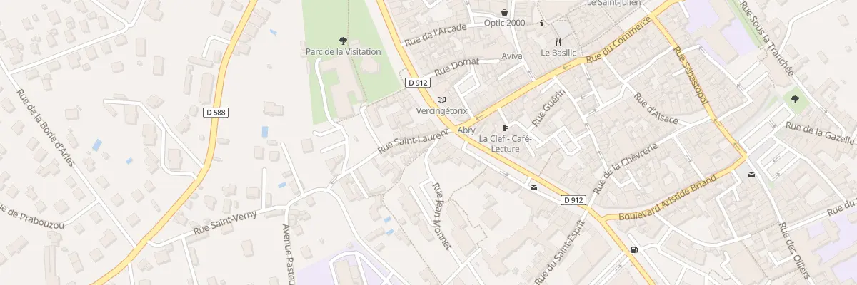 Plan du 3 Rue Saint Laurent à Brioude