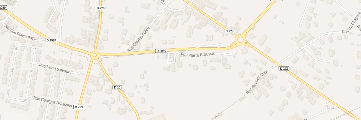 Plan du 17A Rue Pierre Brousse à Lezoux