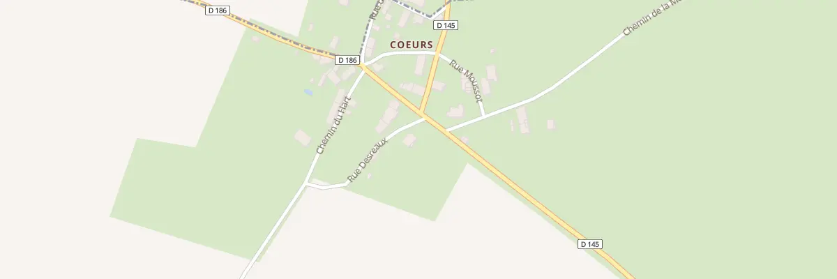 Plan du 68 Coeurs à Marcy