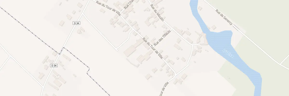 Plan du 12 Rue du Tour de Ville à Berthenicourt