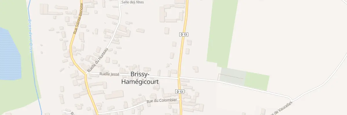Plan du 22 Rue Saint Maixent à Brissy-Hamégicourt