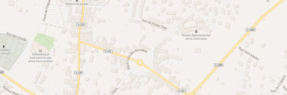 Plan du 7 Pl Croix des Rameaux à Lezoux