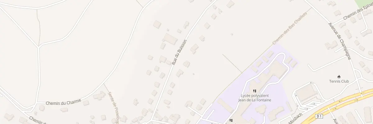 Plan du 92 Rue du Buisson à Château-Thierry