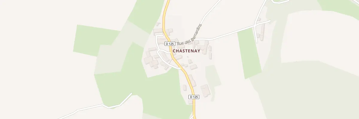 Plan du 16 Rue Saint Vincent - Chastenay à Ouanne