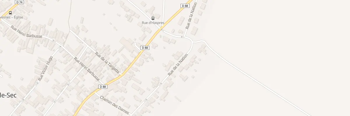 Plan du 27 Rue de la Nation à Avesnes-le-Sec