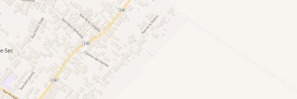 Plan du 40 Rue de la Nation à Avesnes-le-Sec