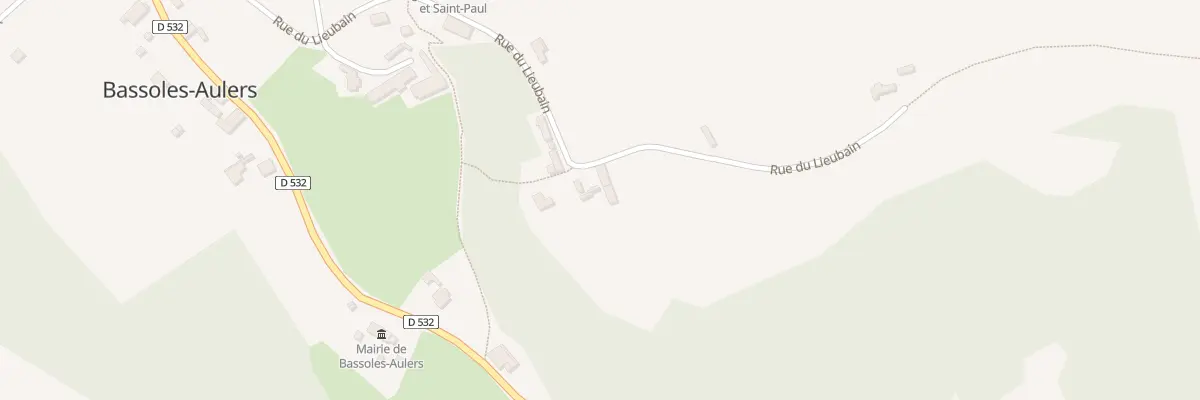 Plan du 27 Rue du Lieubain à Bassoles-Aulers