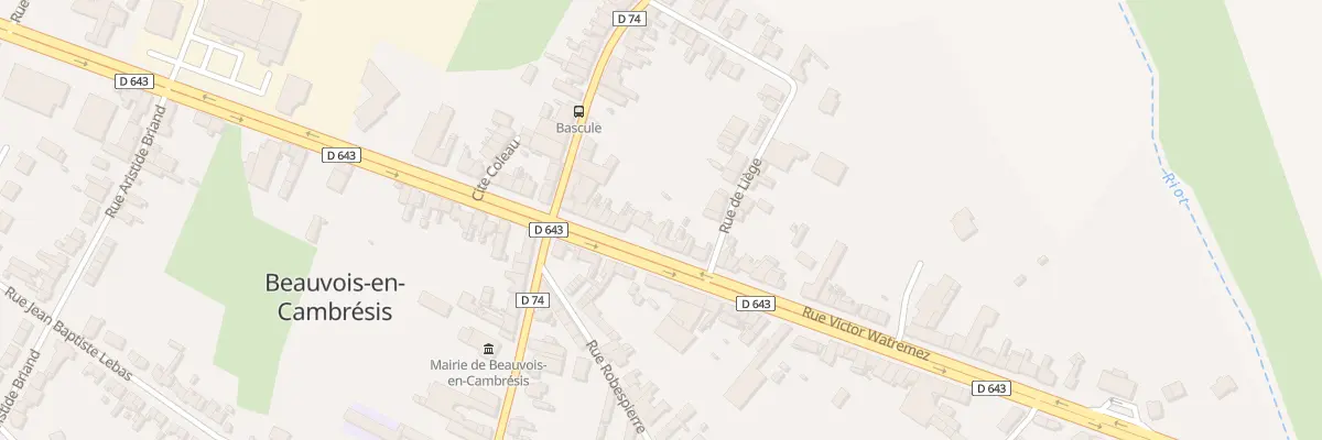 Plan du 59 Rue Victor Watremez à Beauvois-en-Cambrésis