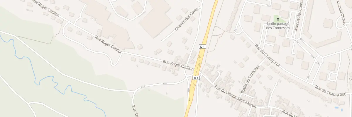 Plan du 15 Rue Roger Catillon à Château-Thierry