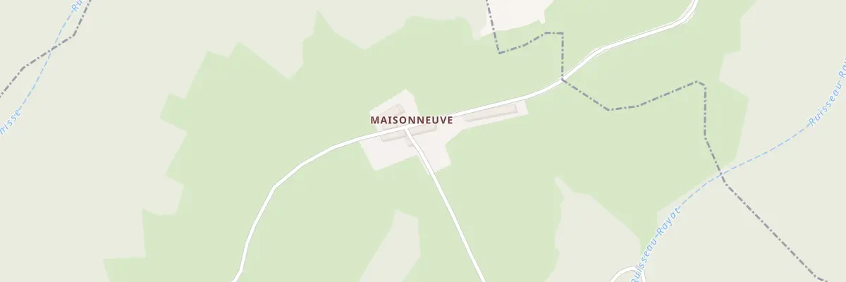 Plan du 5000 Maison Neuve à Manglieu