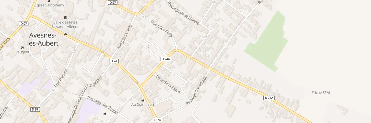 Plan du 5A Rue Henri Barbusse à Avesnes-les-Aubert