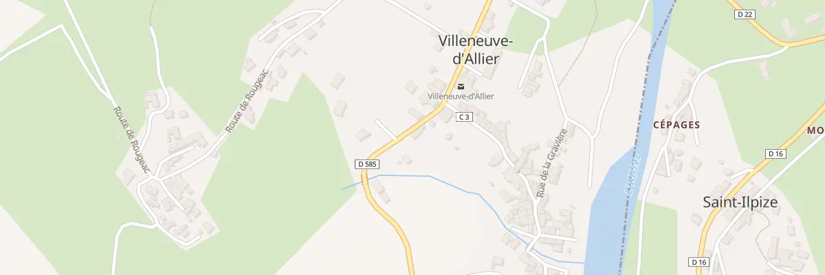 Plan du 5019 Le Bourg à Villeneuve-d’Allier