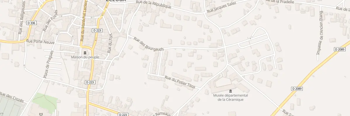 Plan du 18 Rue des Bourgauds à Lezoux