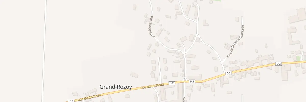 Plan du 9 Rue de Louiseville à Grand-Rozoy