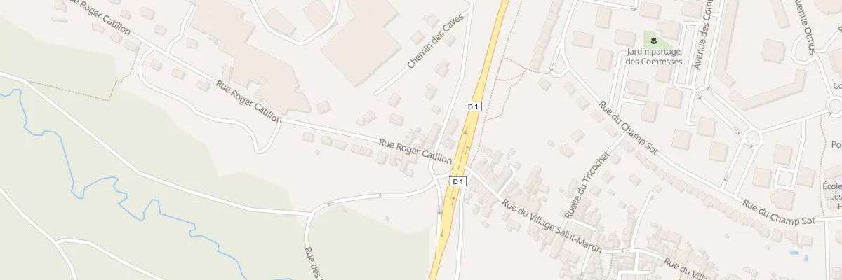 Plan du 13 Rue Roger Catillon à Château-Thierry