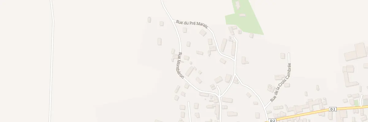 Plan du 6 Rue Montberon à Grand-Rozoy