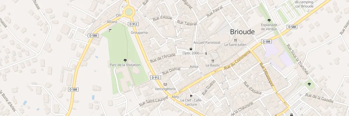 Plan du 9 Rue de l’Arcade à Brioude