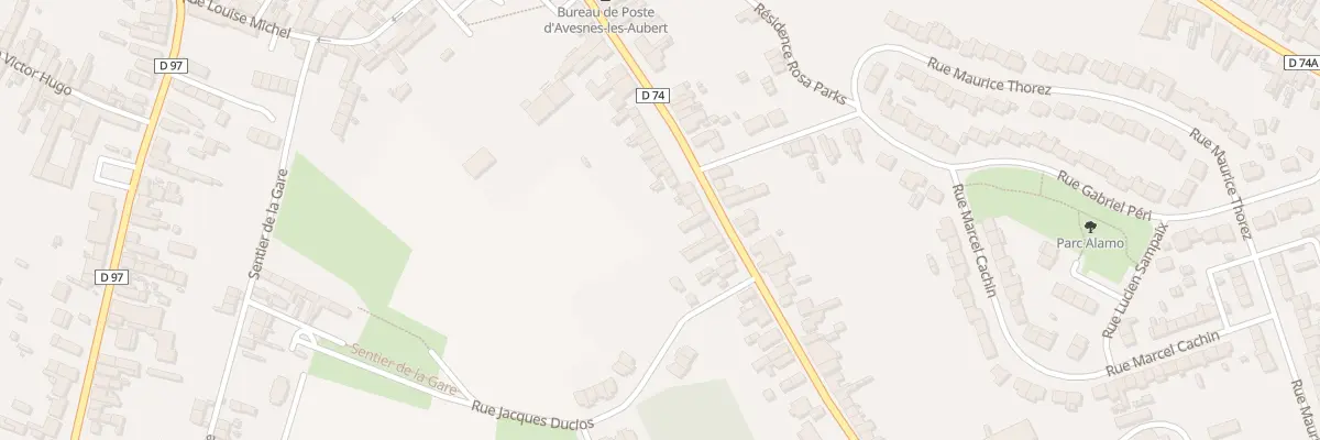 Plan du 45 Rue Sadi Carnot à Avesnes-les-Aubert