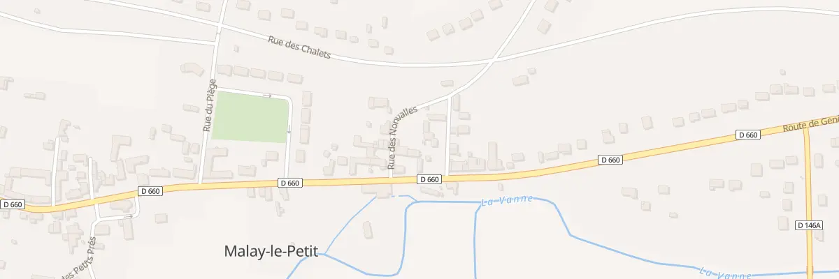 Plan du 45 Rte de Genève à Malay-le-Petit