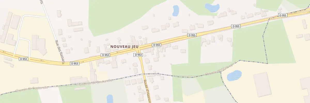 Plan du 708 Rue du Nouveau Jeu à Rosult