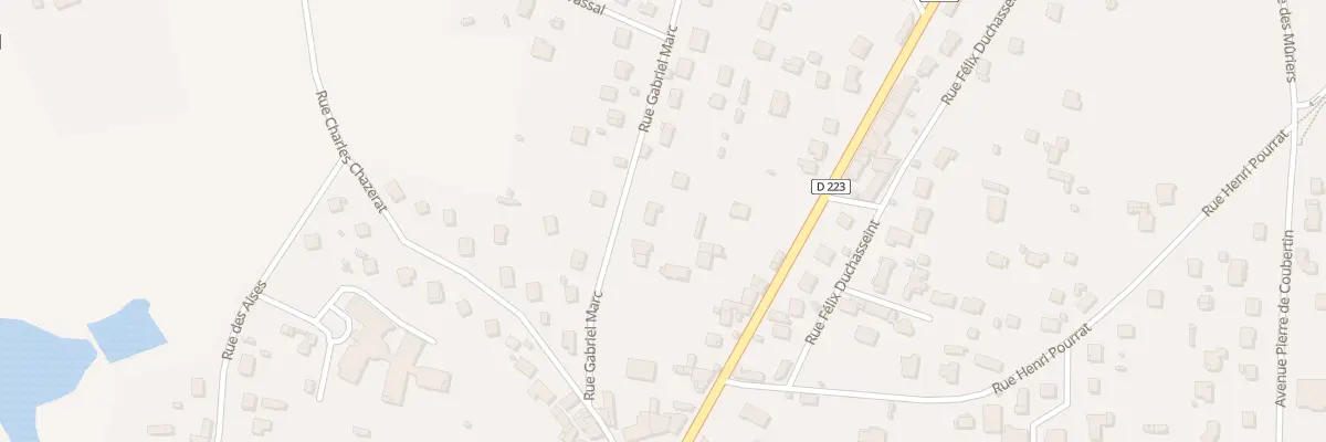Plan du 12 Rue Gabriel Marc à Lezoux