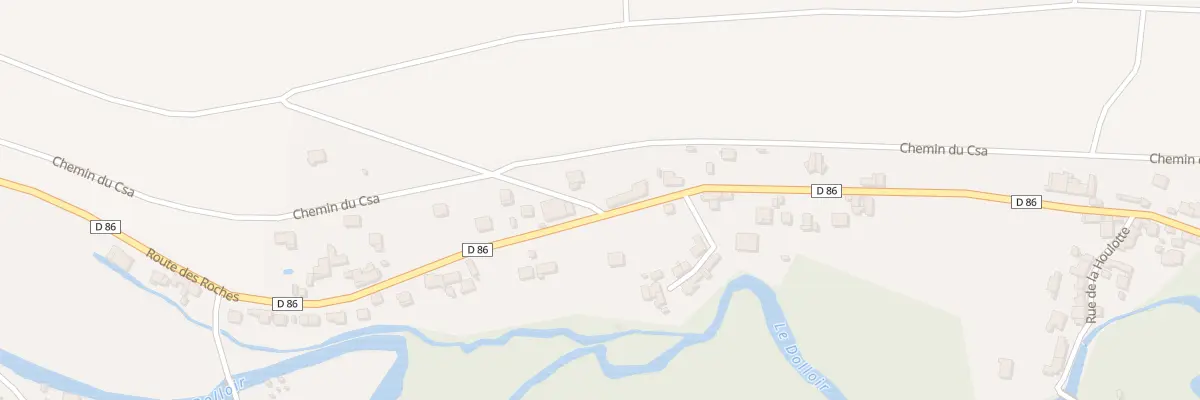 Plan du 13 Rte des Roches à Chézy-sur-Marne