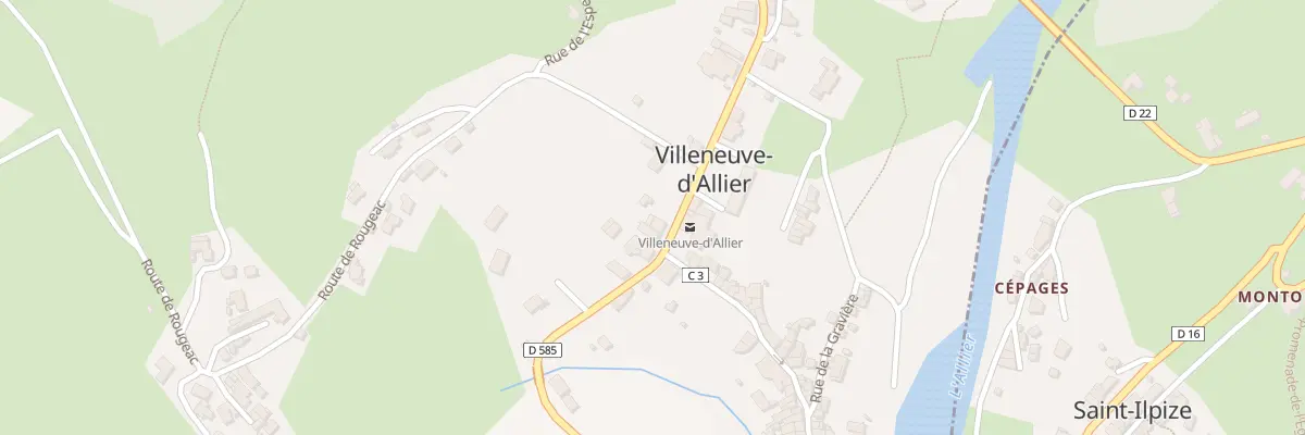Plan du 5006 Le Bourg à Villeneuve-d’Allier